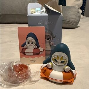 Mofusand Swimming Ring Series -  Shark Cat